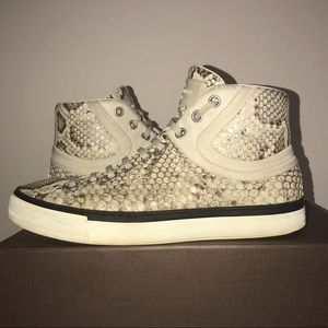 Louis Vuitton Python High Top Sneakers